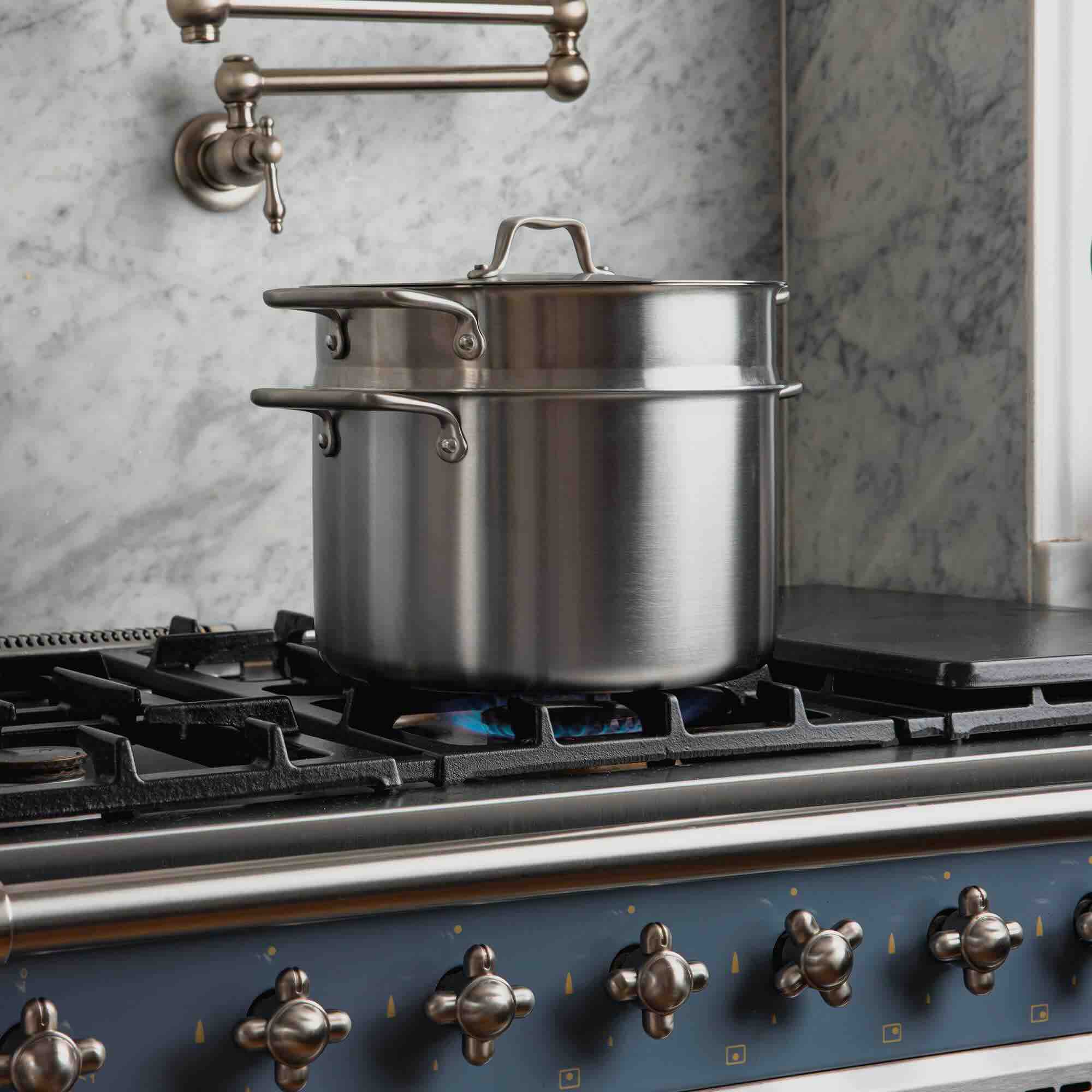 Batterie de cuisine en inox, 15 pièces - Image 8