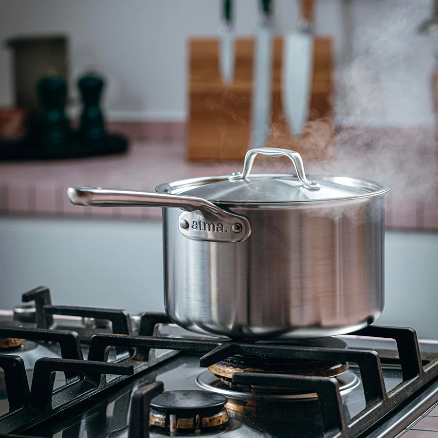 Batterie de cuisine en inox, 9 pièces - Image 9