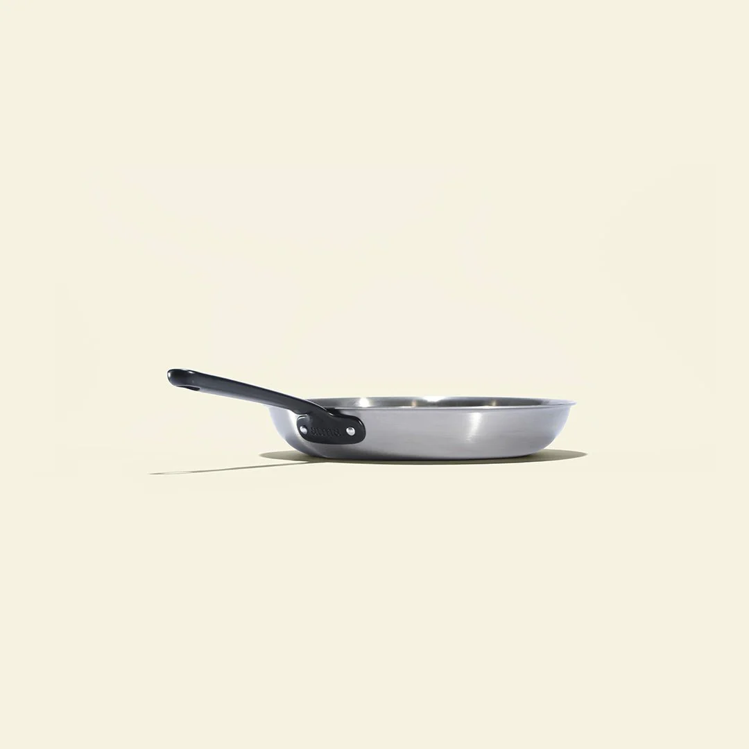 La bonne poêle en inox, manche noir - 28 cm - Image 3