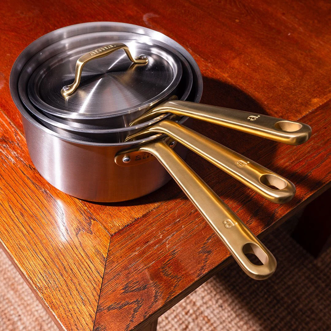 La casserole parfaite en inox, manche doré - 20 cm (Édition limitée) - Image 3