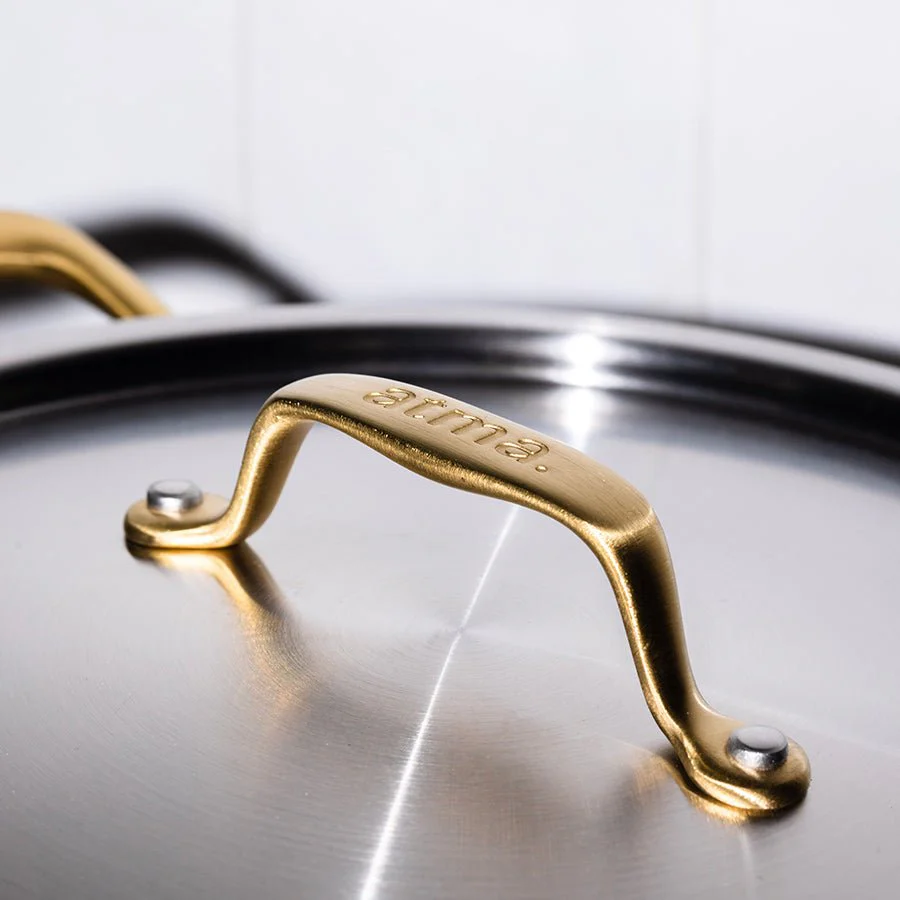 La sauteuse idéale en inox, manche doré - 26 cm (Édition limitée) - Image 3