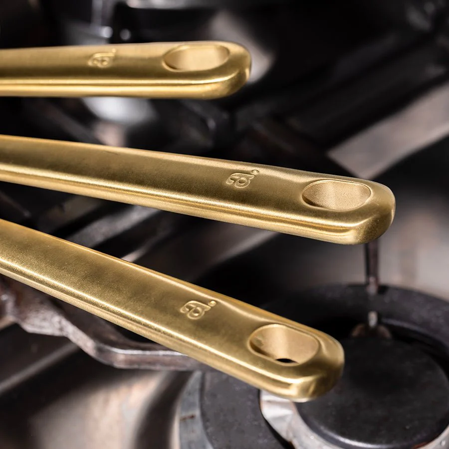La sauteuse idéale en inox, manche doré - 26 cm (Édition limitée) - Image 4
