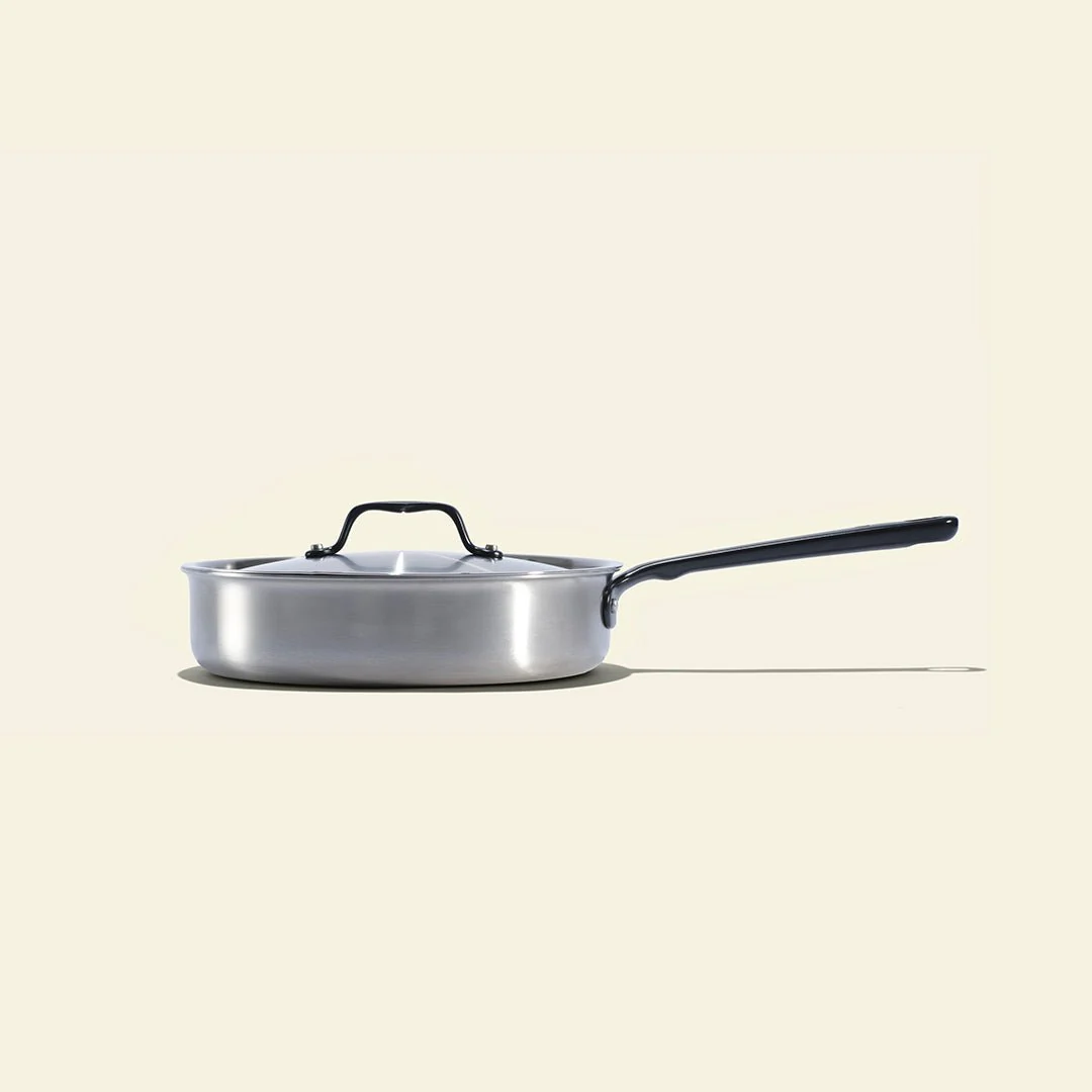La sauteuse idéale en inox, manche noir - 24 cm - Image 3