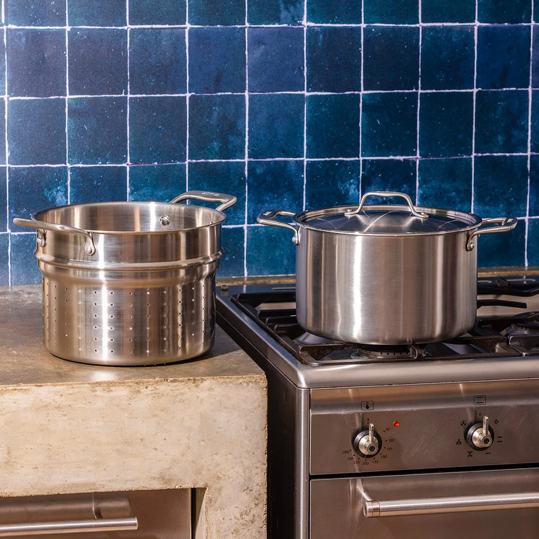 Le grand faitout en inox et son pasta pot - Image 2
