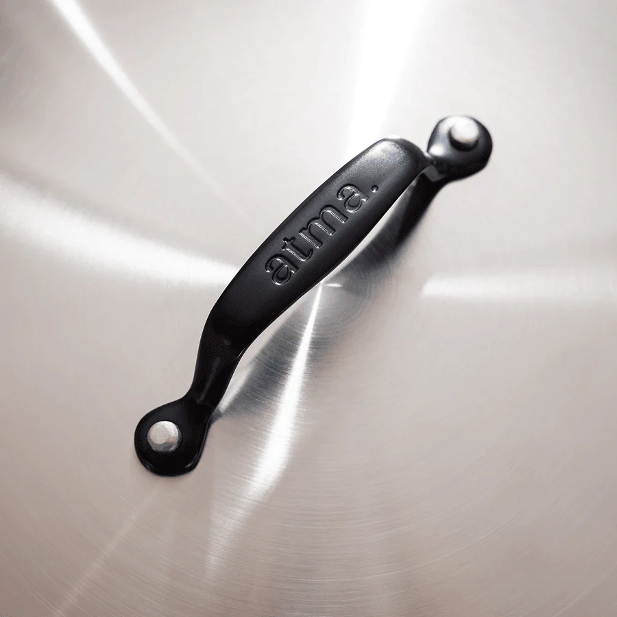 Le rondeau 26cm en inox, poignées noires - Image 3