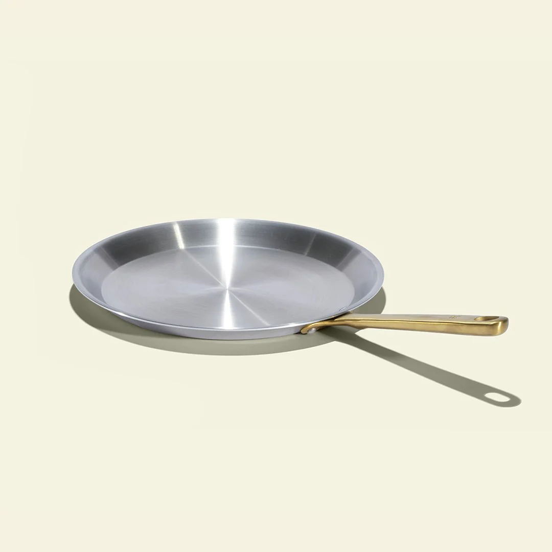 L'indispensable crêpière en inox, manche doré - Image 3