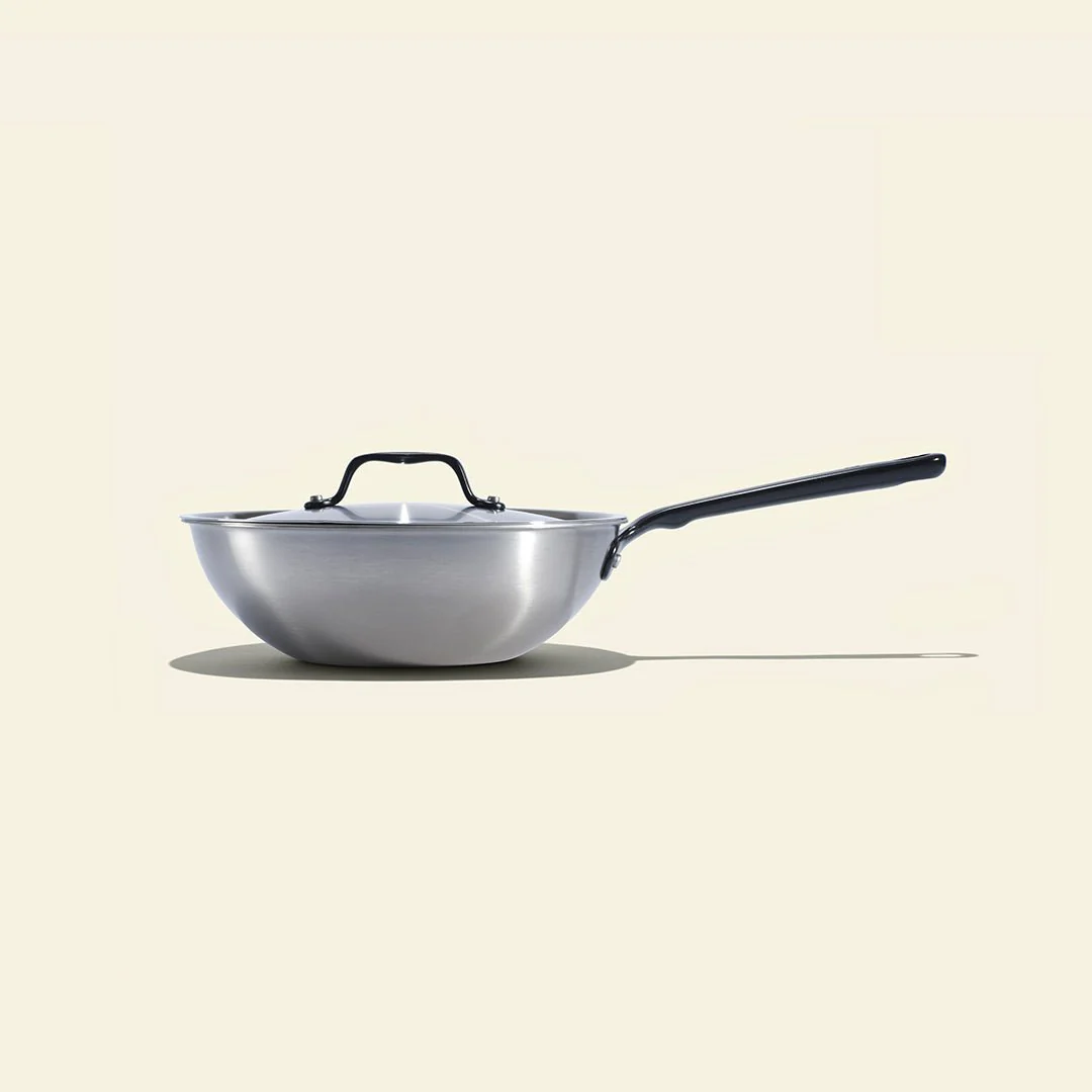 The Wok en inox, manche noir - 24 cm - Image 3