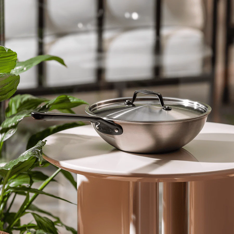 The Wok en inox, manche noir - 24 cm - Image 5